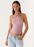 Amber Light Top - Pink