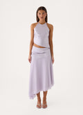 Be My Twilight Midi Skirt - Pale Lavender