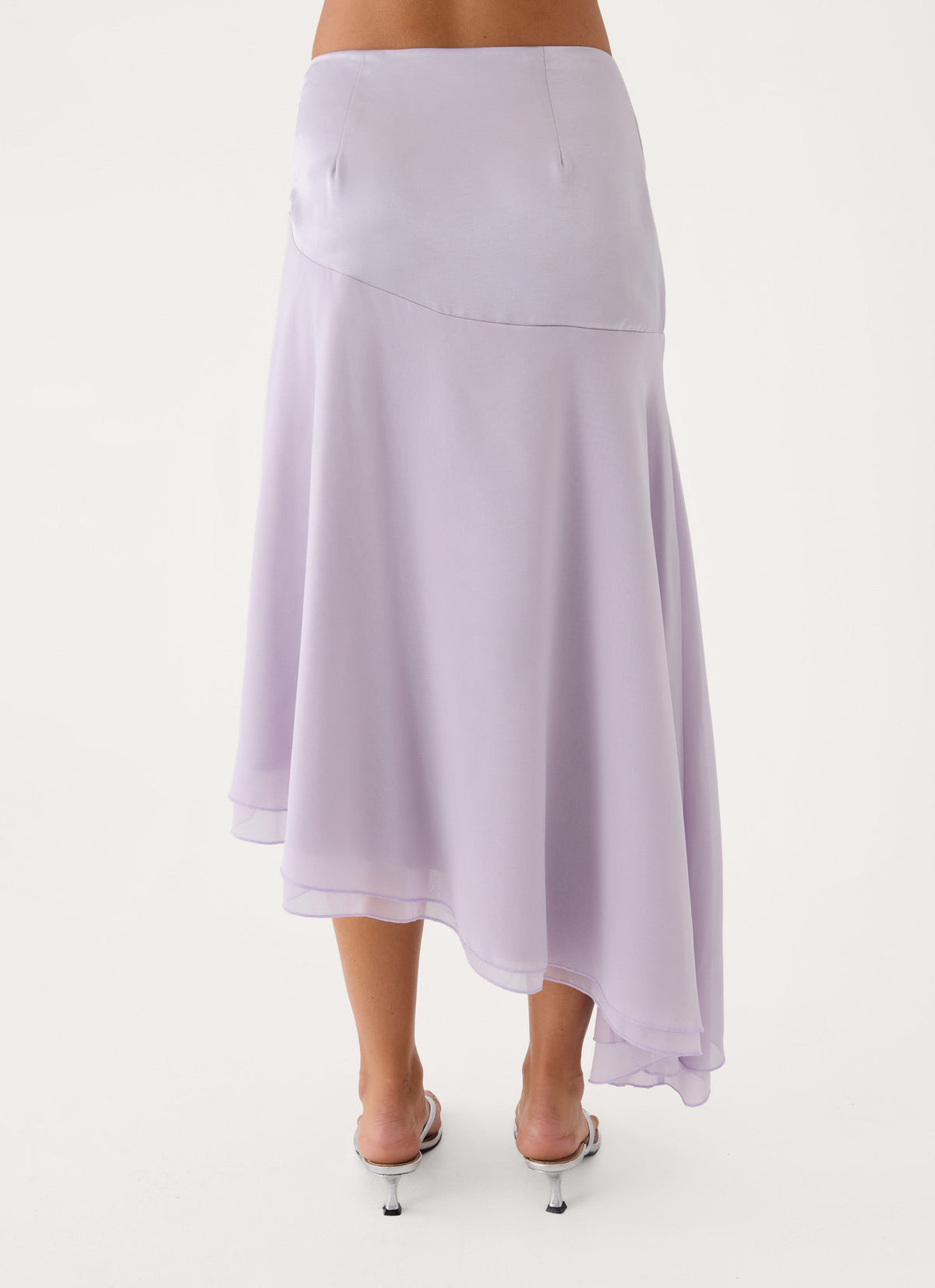 Be My Twilight Midi Skirt - Pale Lavender