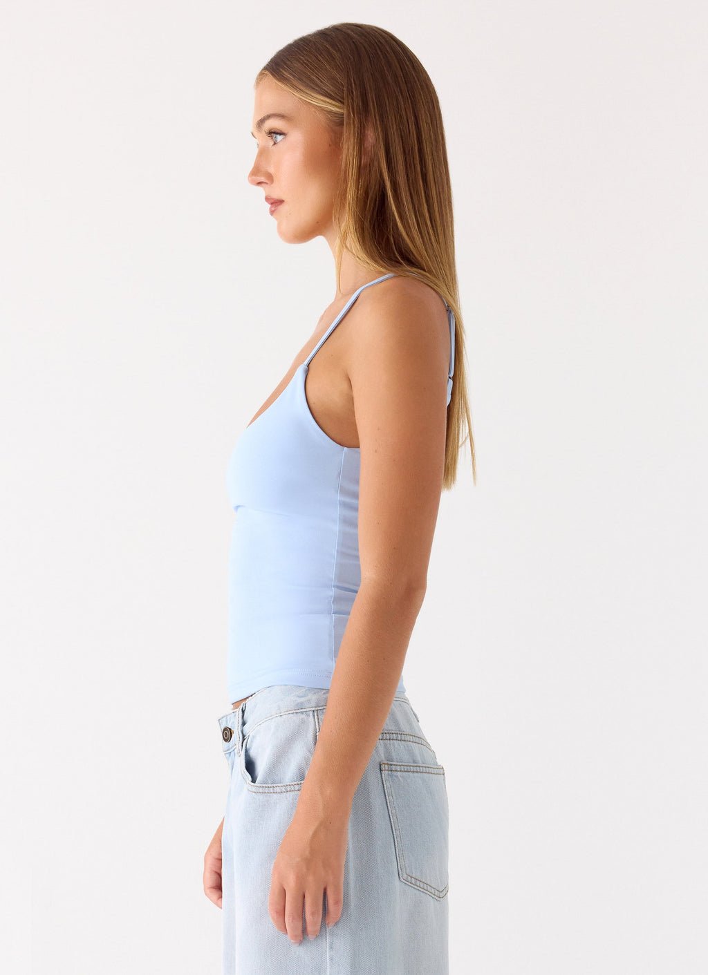 Blondie Tank Top - Blue