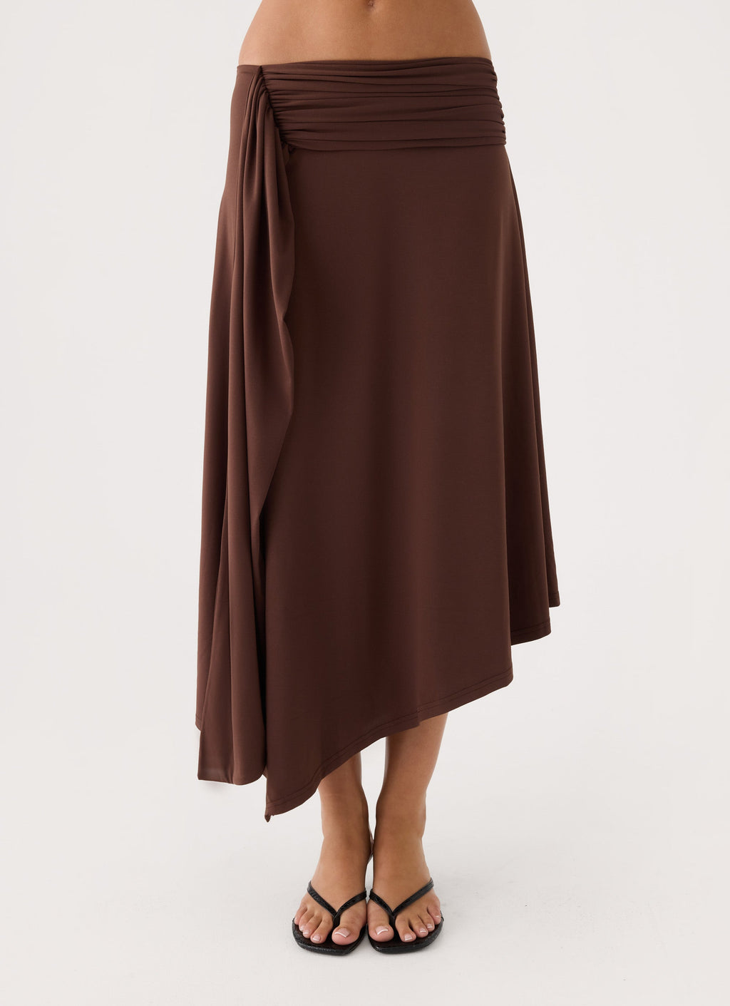 Briege Maxi Skirt - Chocolate