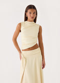 Briege Top - Yellow