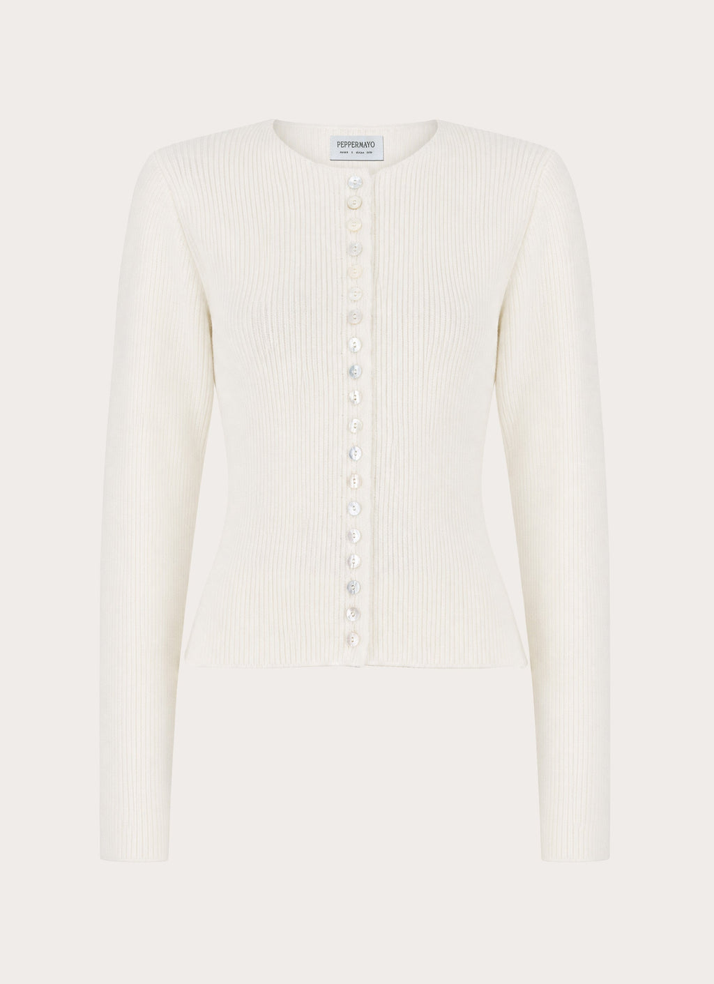 Cauaria Button Up Cardigan - Ivory