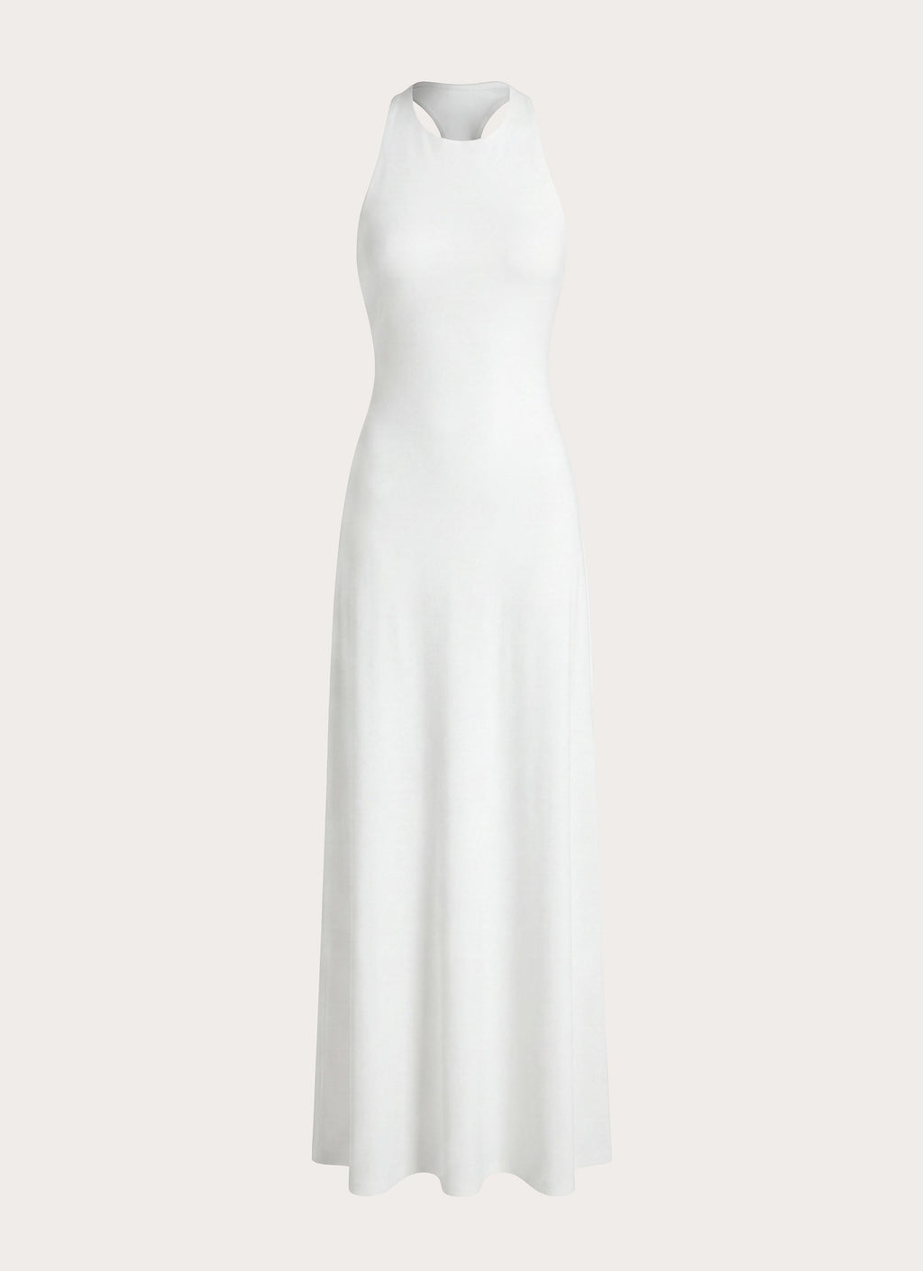 Elliah Cut Out Back Maxi Dress - White