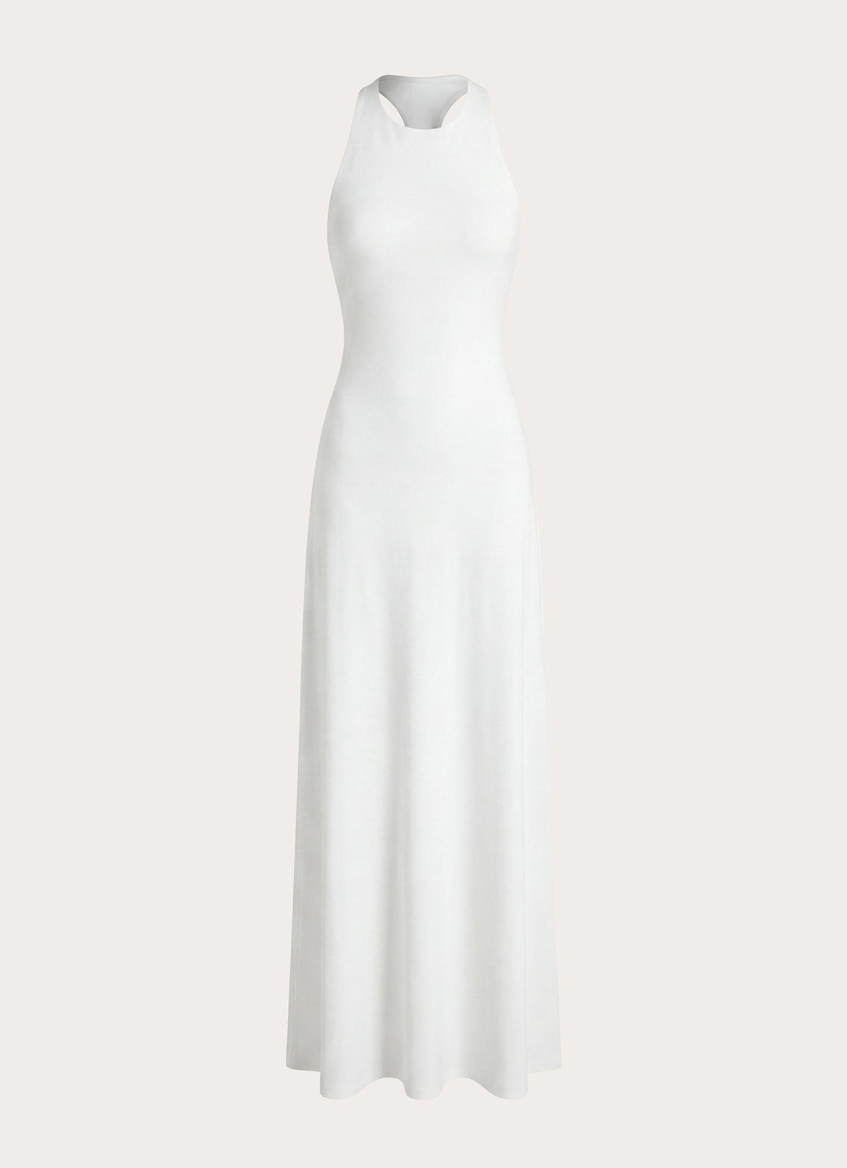 Elliah Cut Out Back Maxi Dress - White