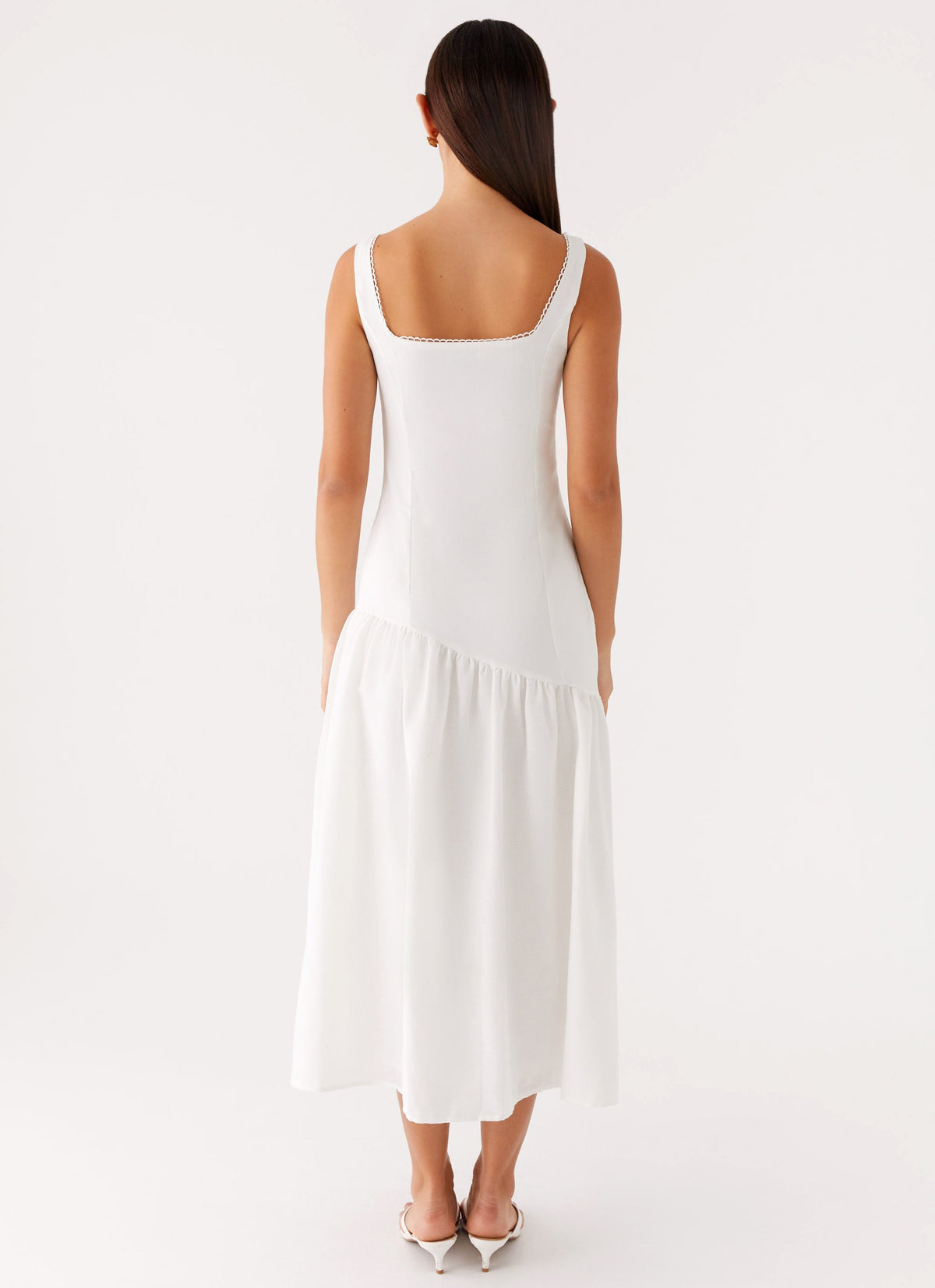 Esmerelda Midi Dress - White