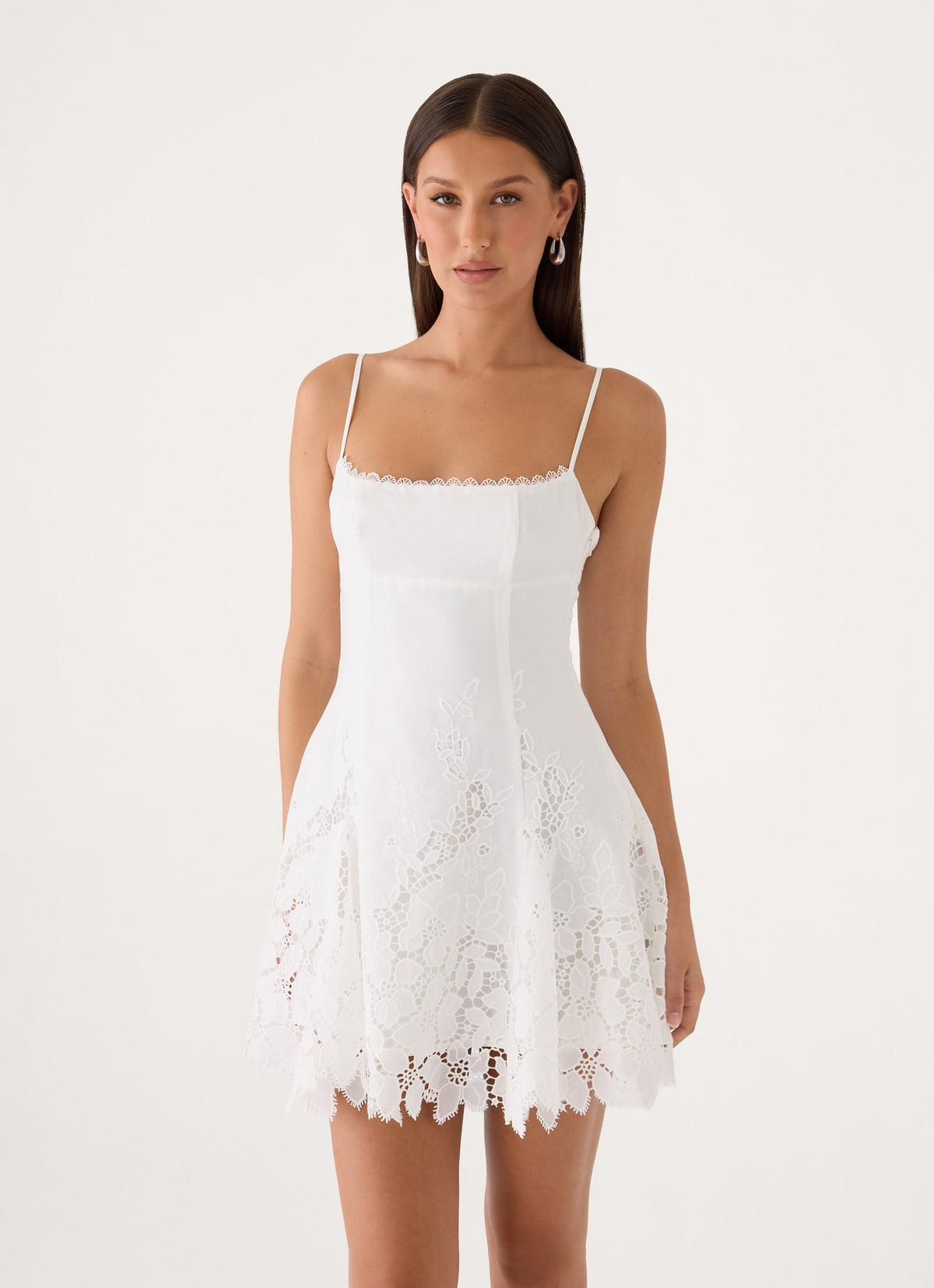 Florine Mini Dress - White