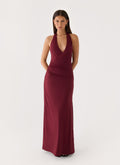 Good Riddance Maxi Dress - Burgundy