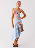 Juliana Midi Dress - Deep Sea Bloom