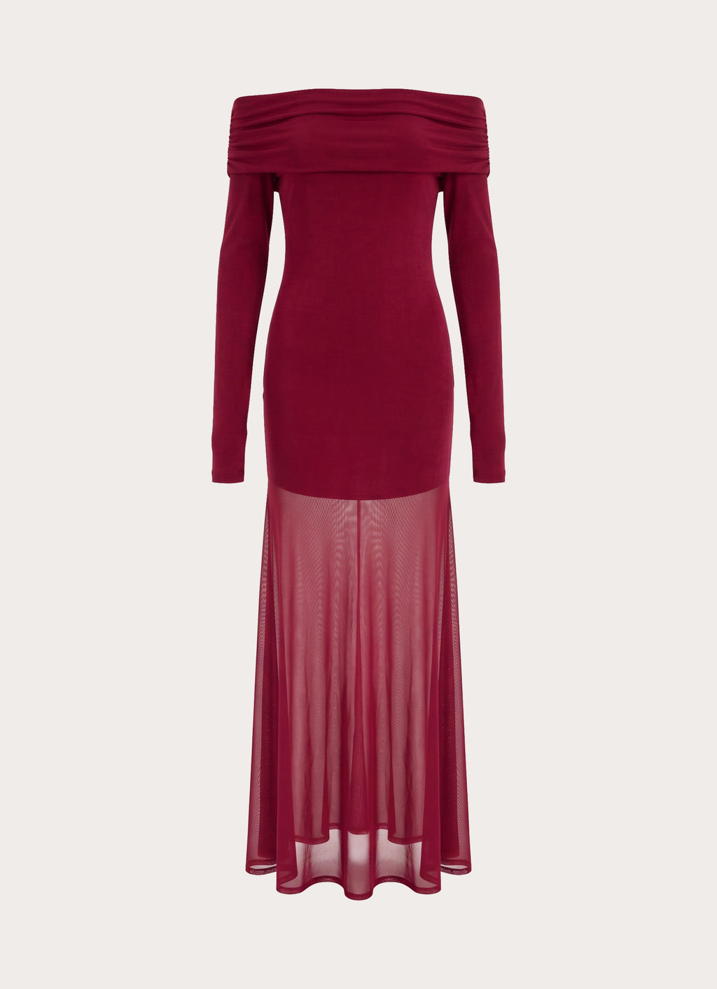 Lush Static Maxi Dress - Sangria