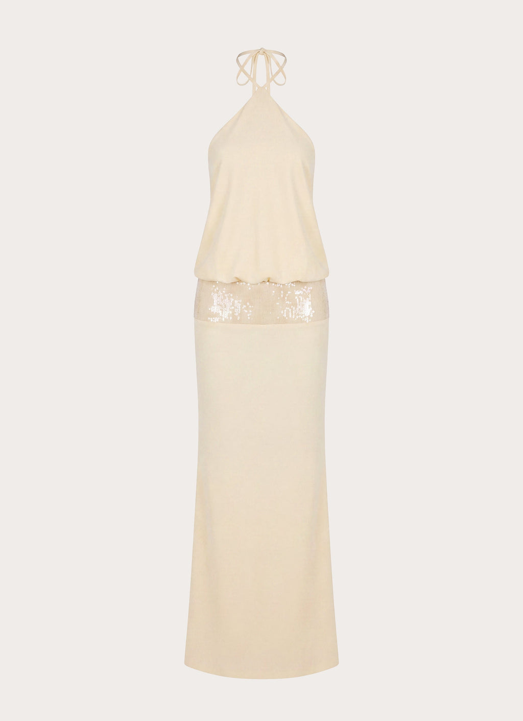 Marcie Halter Maxi Dress - Butter Yellow
