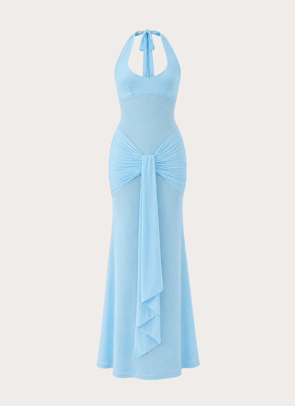 Myrhee Maxi Dress - Blue