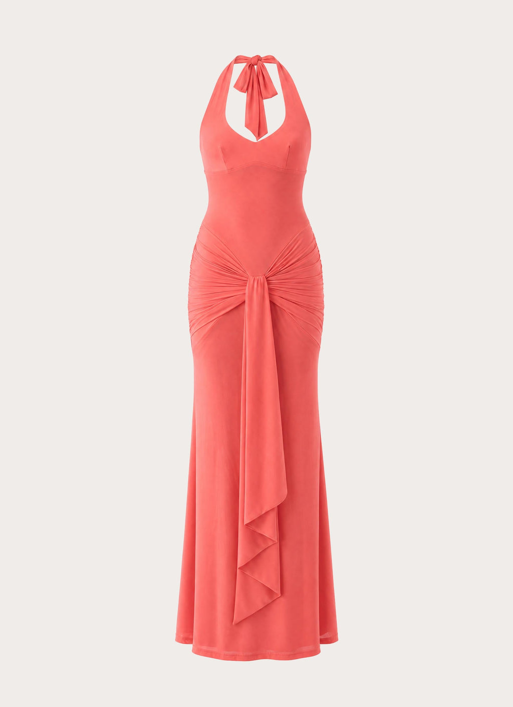 Myrhee Maxi Dress - Coral