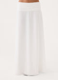 Natalya Maxi Skirt - White
