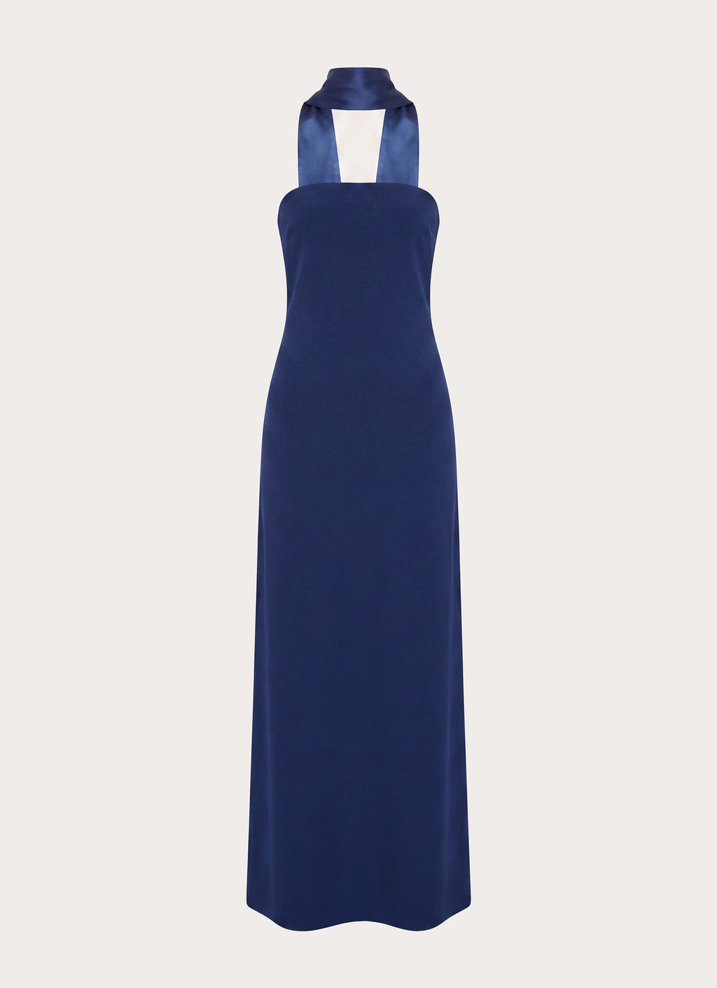 Out All Night Scarf Maxi Dress - Navy