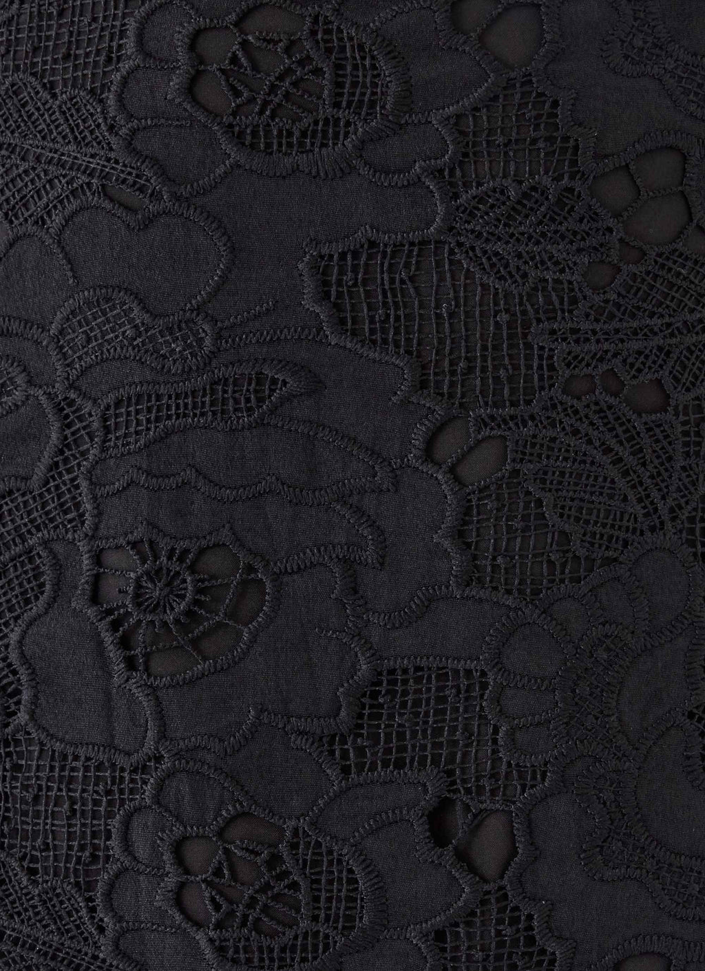 Ruelle Lace Mini Dress - Black