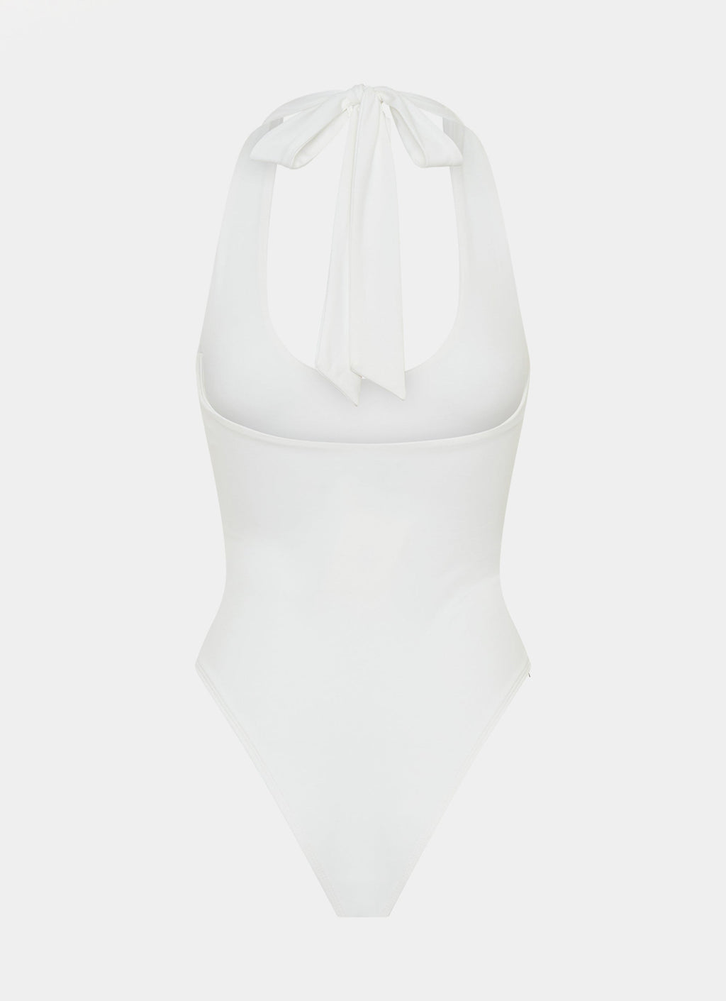 Set The Scene Halter Bodysuit - White