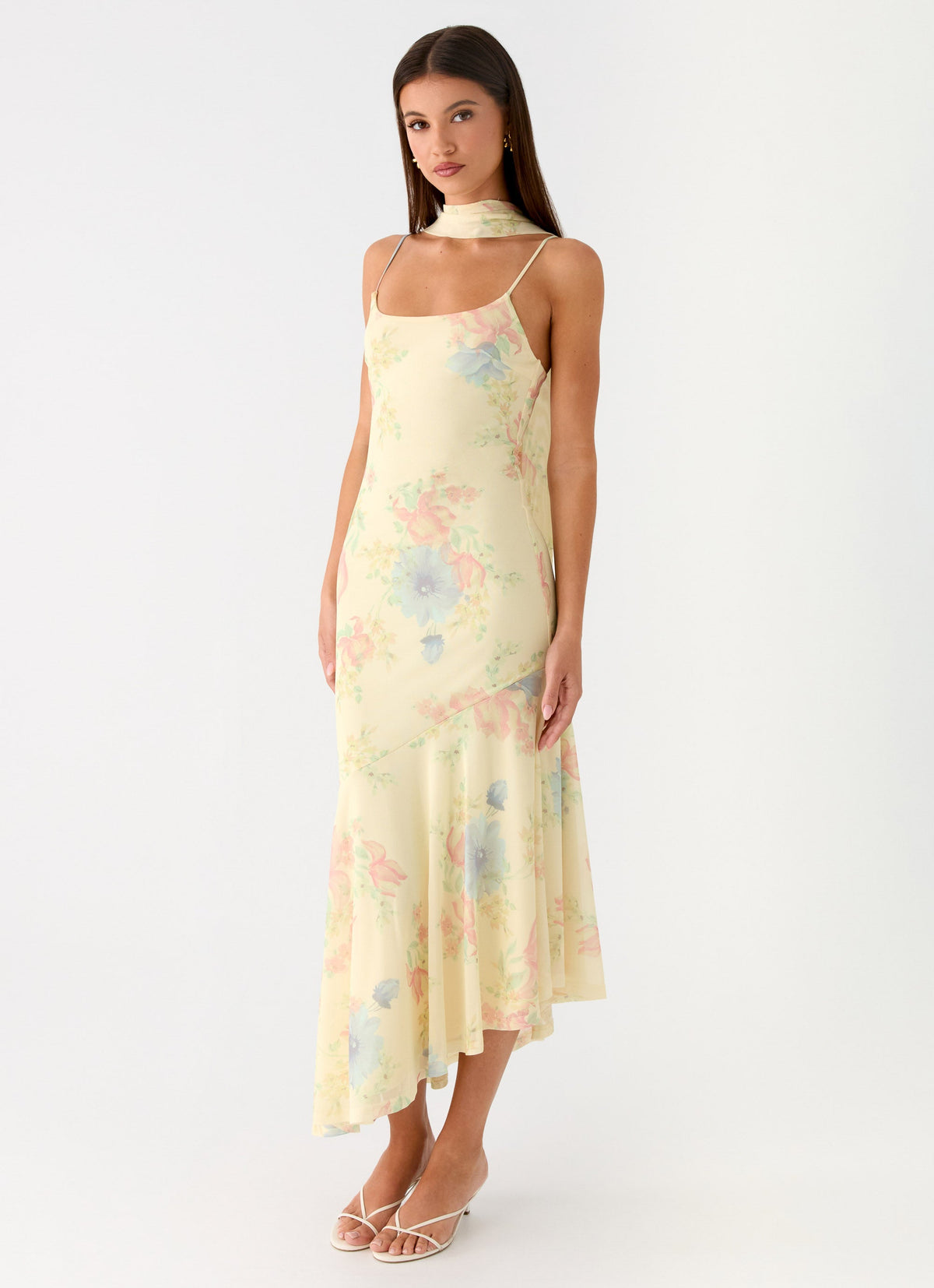Sole Mio Midi Dress - Spring Meadow