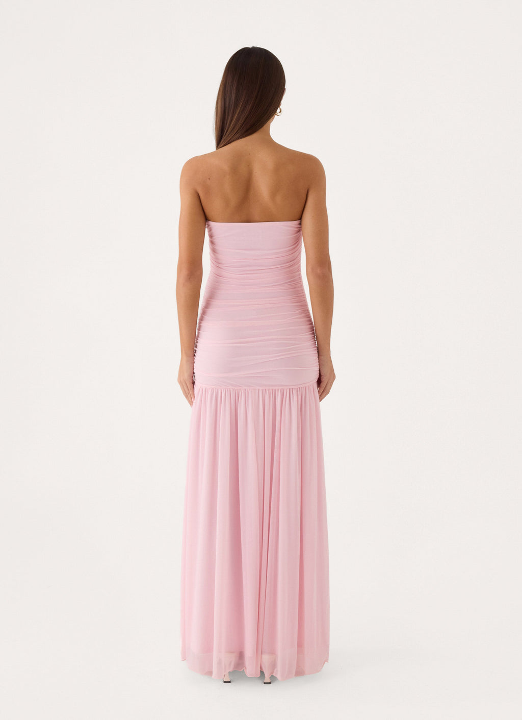 Solea Strapless Maxi Dress - Cotton Candy Pink