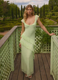 Soreline Ruffle Maxi Dress - Soft Lime
