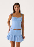 Sweet Serena Top - Powder Blue