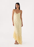 Take A Photo Midi Dress - Yellow