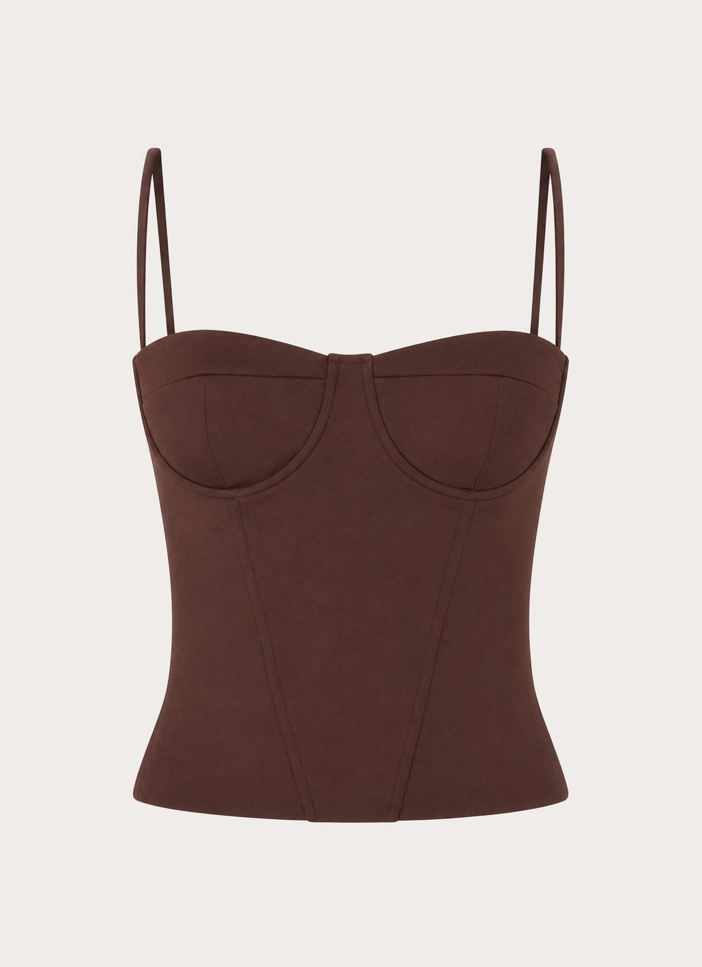 Tayana Corset Top - Chocolate