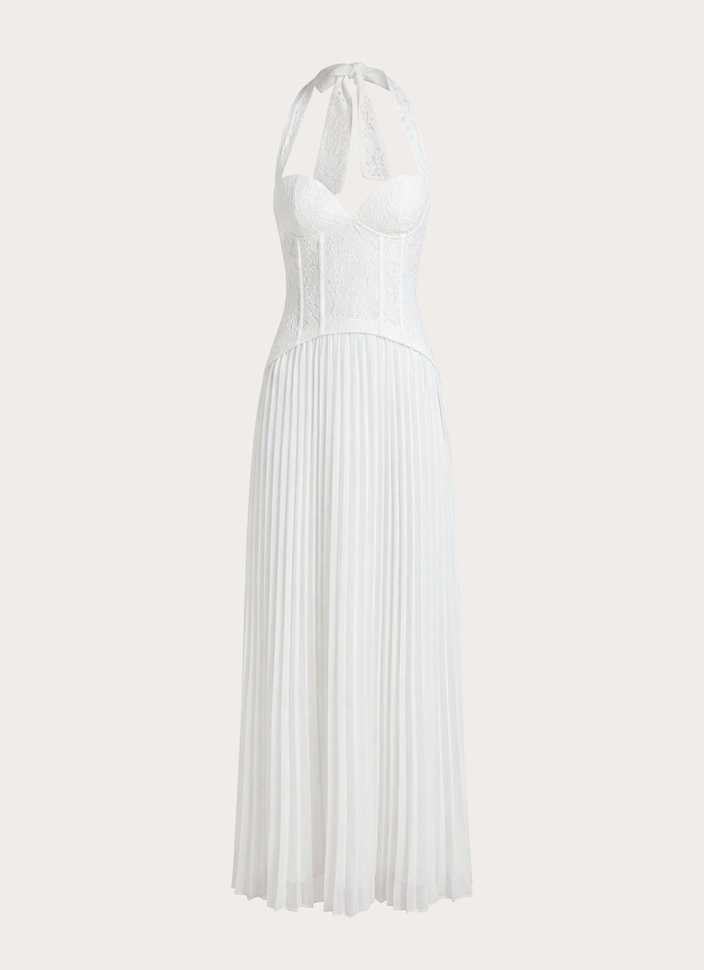 Tunnel Vision Maxi Dress - White