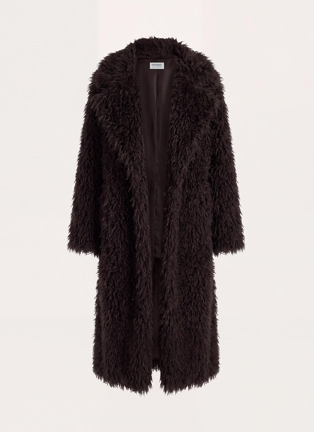 Valensia Faux Fur Coat - Deep Taupe