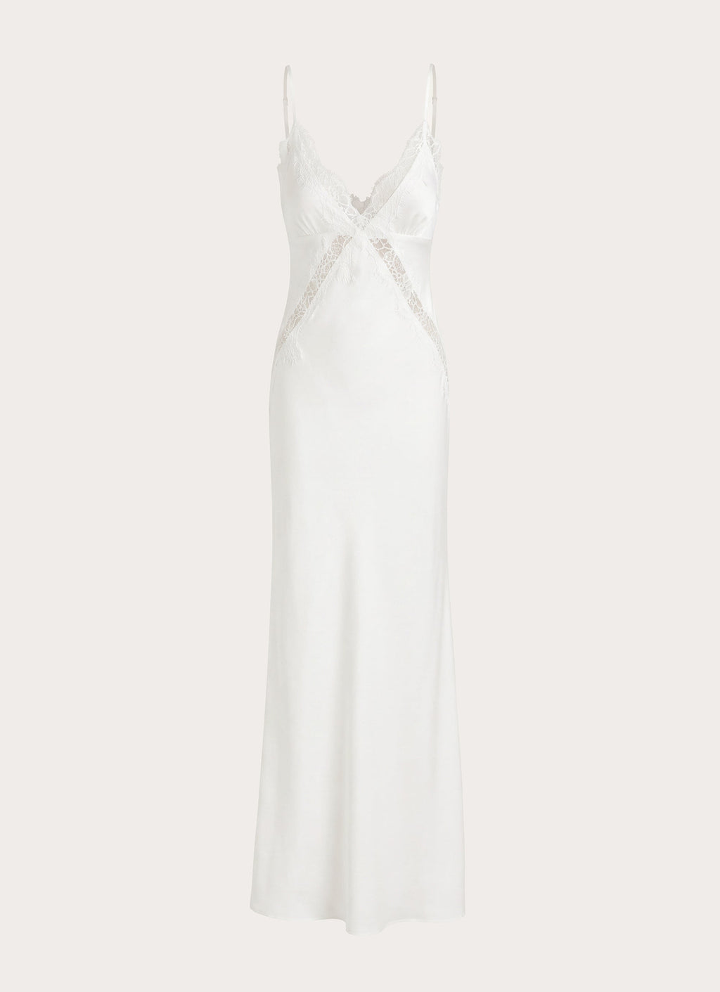 Winona Night Slip Dress - White