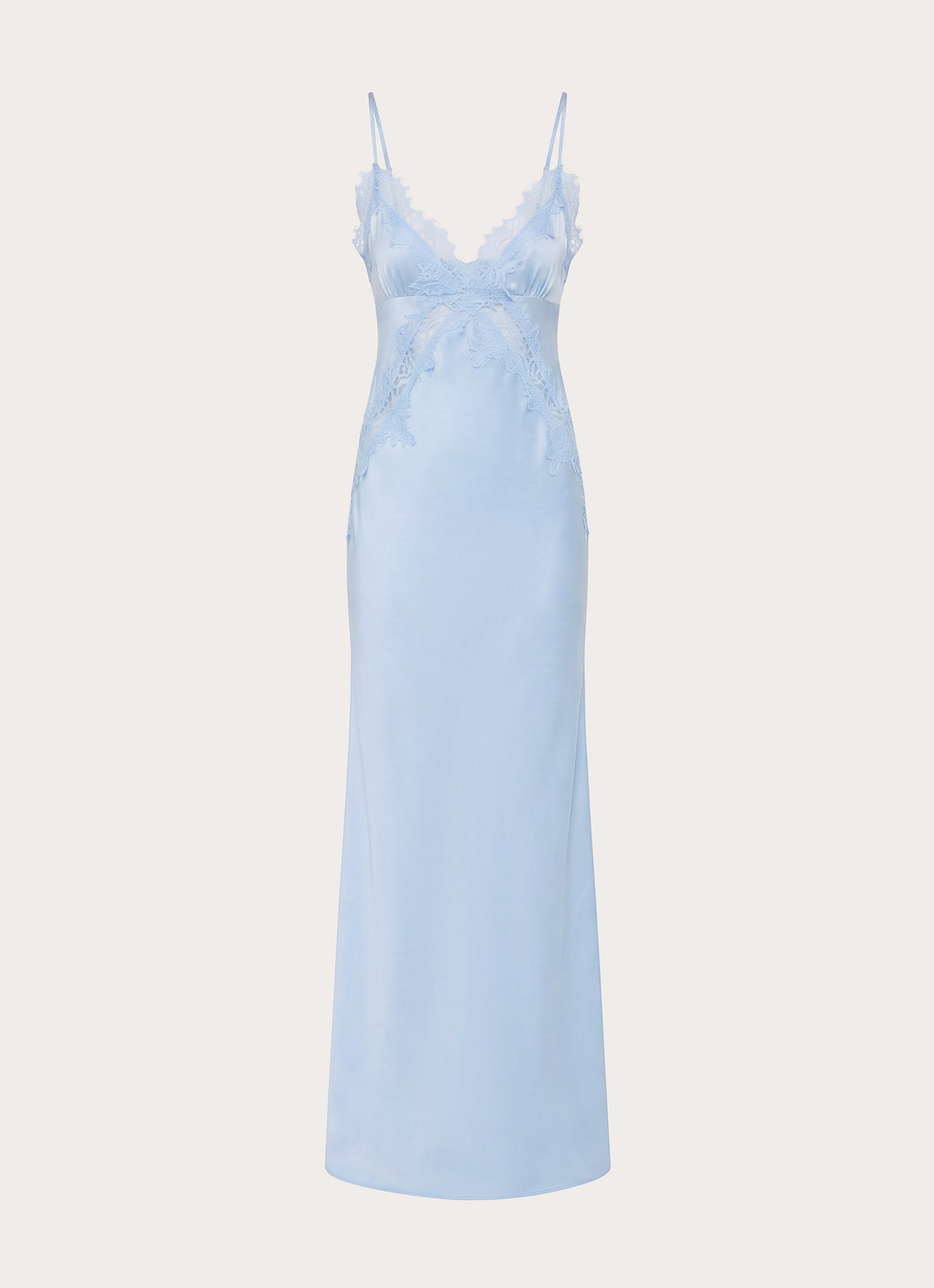 Winona Night Slip Dress - Blue