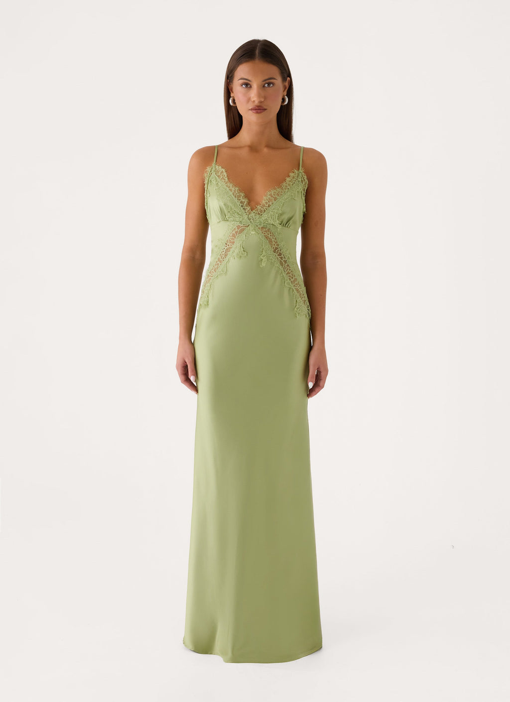 Winona Night Slip Dress - Green